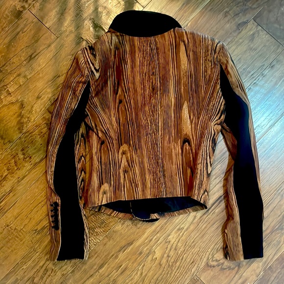 Wood blazer jacket - Picture 4 of 4